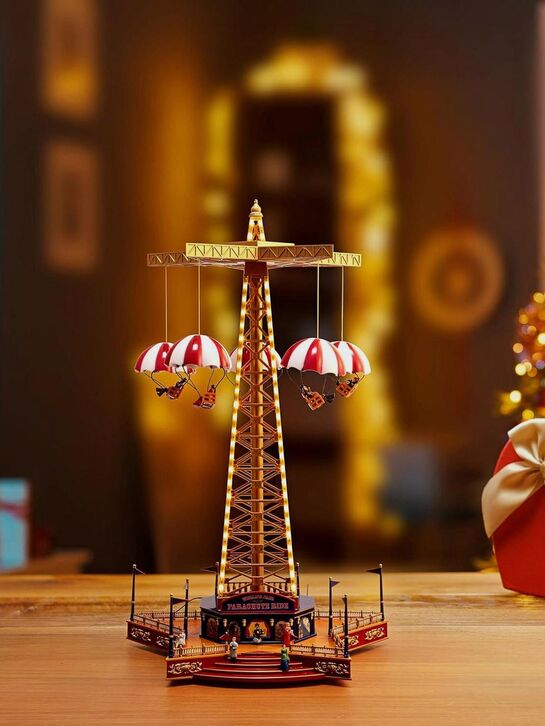 Новогодний сувенир &quot;Цепочная Карусель с парашютами&quot; Musicboxworld , арт.  | Фото 4