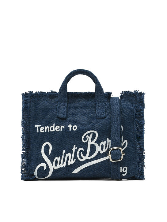 Синяя сумка изо льна Saint Barth , арт.  | Фото 3