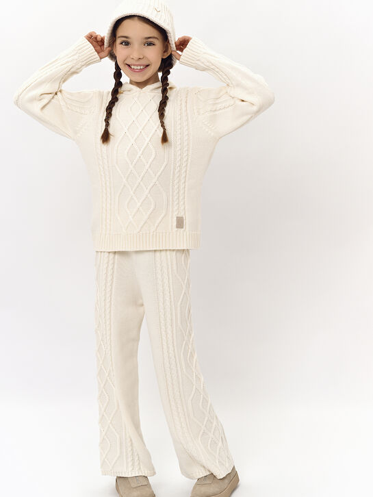 Брюки вязка ромбы и косы Eleventy , арт.  | Фото 2