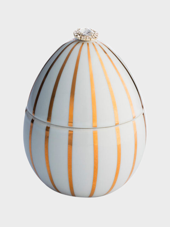 Ароматическая свеча Bois de Russie White Gold Stripes, 200 г Ladenac Milano , арт.  | Фото 1