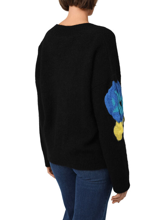 Кардиган с розами, интарсия Blumarine , арт.  | Фото 4