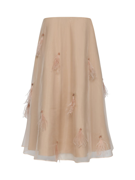 Юбка из шелковой органзы Dorothee Schumacher , арт.  | Фото 1