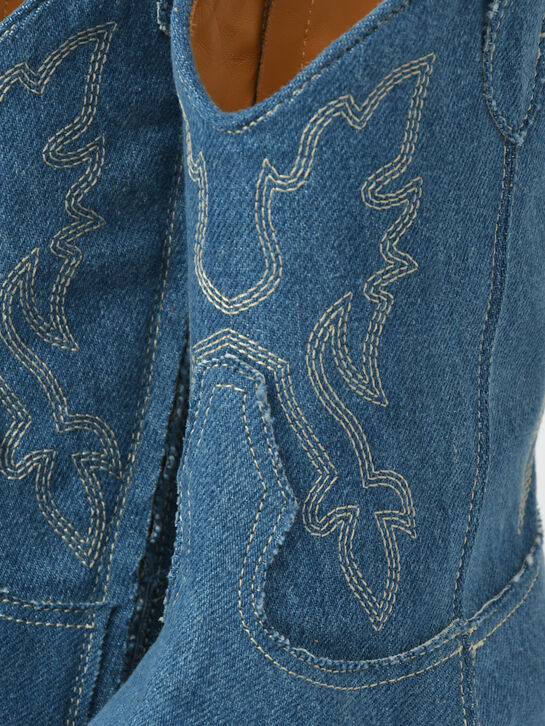 Сапоги джинсовые с вышивкой Gallucci , арт.  | Фото 7