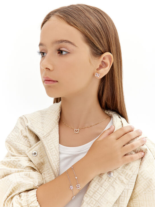 Колье с бабочкой, золото Sneak Peek , арт.  | Фото 3