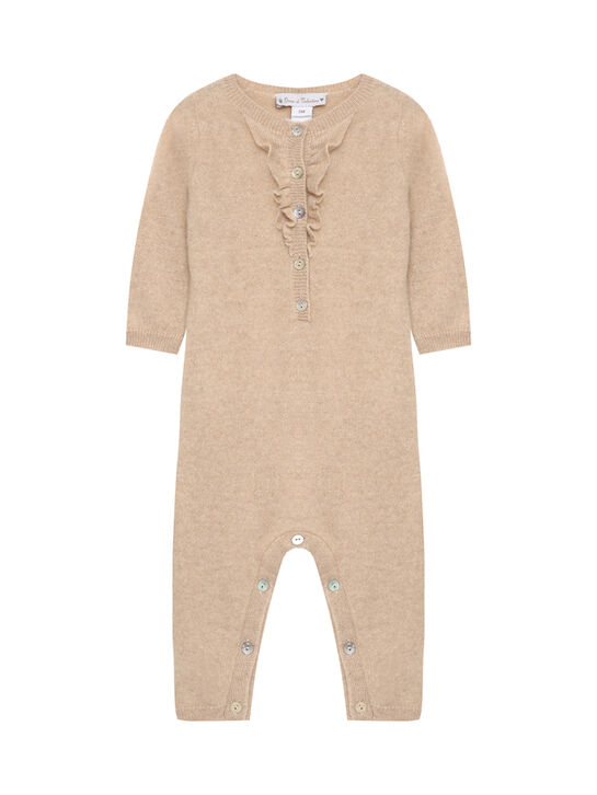 Комбинезон кашемировый, бежевый Oscar et Valentine , арт.  | Фото 1