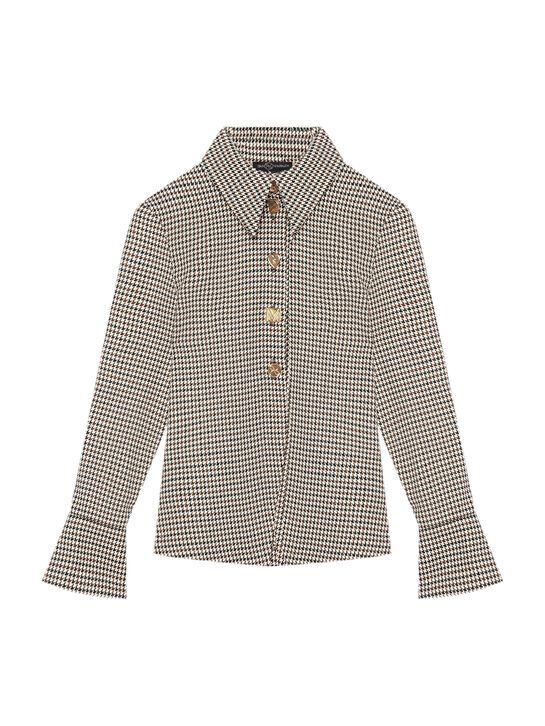 Рубашка, принт гусиная лапка Dan Maralex , арт.  | Фото 1