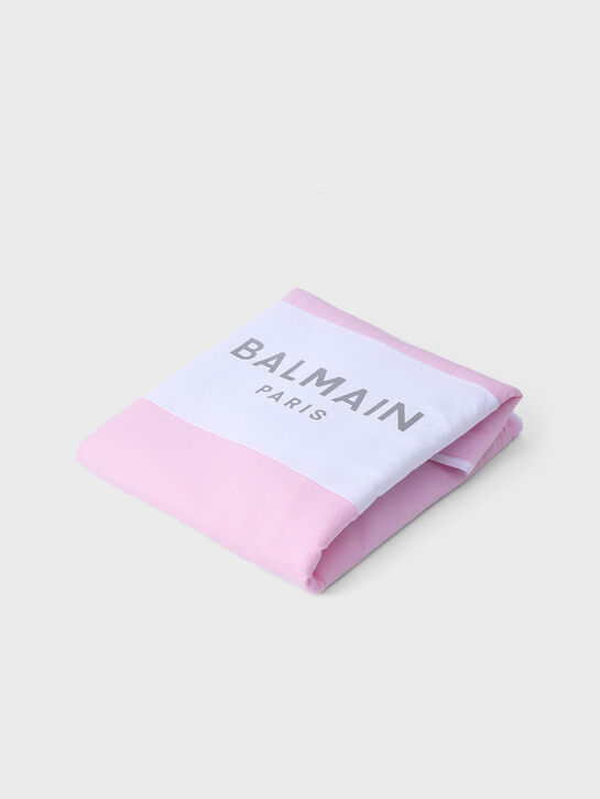 Одеяло с крупным лого, розовое Balmain , арт.  | Фото 1