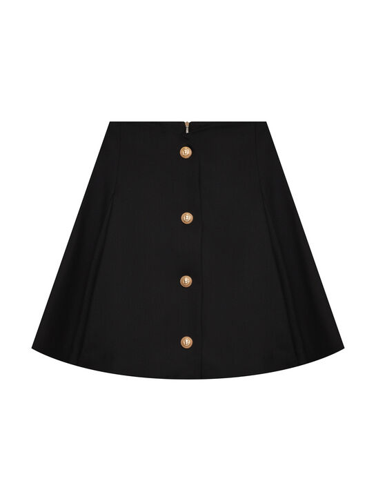 Юбка с пуговицами, черная Balmain , арт.  | Фото 1