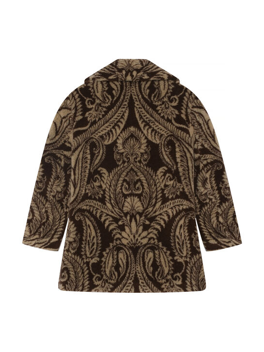 Шуба с принтом &quot;пейсли&quot; Etro , арт.  | Фото 3