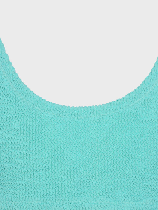 Купальник из жатой ткани, бирюзовый Saint Barth , арт.  | Фото 7
