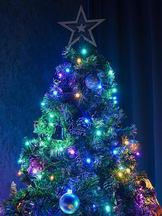 Гирлянда STRING 300 ламп, 2400см, RGB, Многоцветный + Белый , Управление через приложение LinkedSparx , арт.  | Фото 5