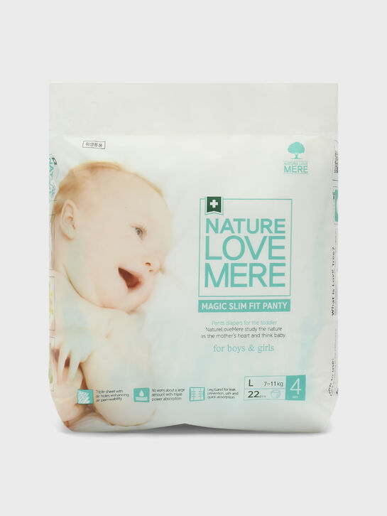 Подгузники-трусики ультратонкие MAGIC SLIM L 7-11 кг, 22 шт NATURE LOVE MERE , арт.  | Фото 1