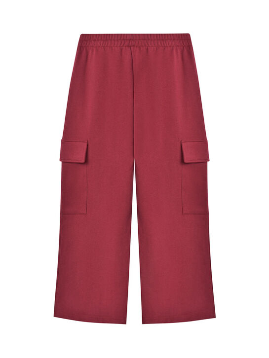 Спортивные брюки с карманами-карго, бордовые The New Society , арт.  | Фото 2