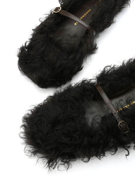 Туфли с отделкой из овчины, черные Dorothee Schumacher , арт.  | Фото 5