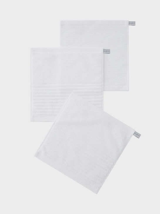 Набор Полотенец 3шт 30*30см &quot;Soft Silver&quot; Soft touch, Песчаный берег  , арт.  | Фото 1