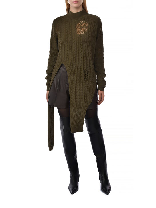 Джемпер цвета хаки Blumarine , арт.  | Фото 2