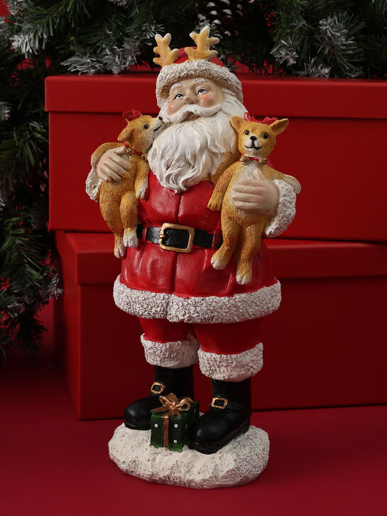Новогодний сувенир Санта с собакой 14,7×11,3×32 см Timstor , арт.  | Фото 2