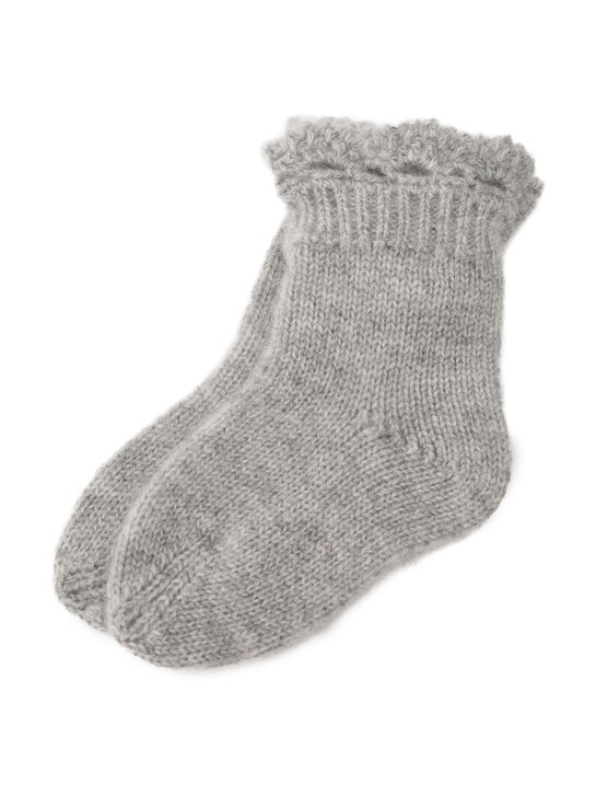 Носки кашемировые, серые Oscar et Valentine , арт.  | Фото 1