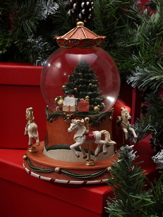 Фигурка в стеклянном шаре &quot;Карусель&quot; (движение, музыка, подсветка) TIANQIN ARTS AND CRAFTS , арт.  | Фото 6