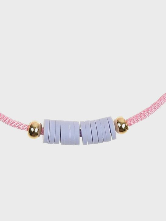 Браслет из шелковой нити с каучуком и бусинами из латуни I Love Cameo , арт.  | Фото 2