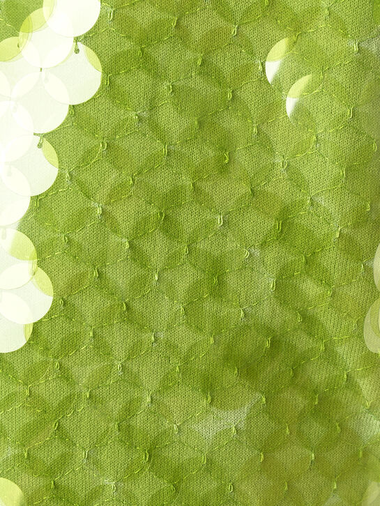 Джемпер в крупную пайетку, салатовый N21 , арт.  | Фото 4