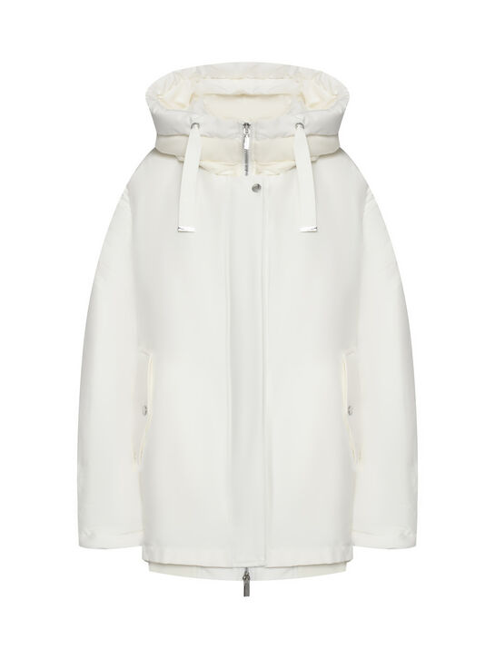 Куртка с капюшоном, белая Diego M , арт.  | Фото 1
