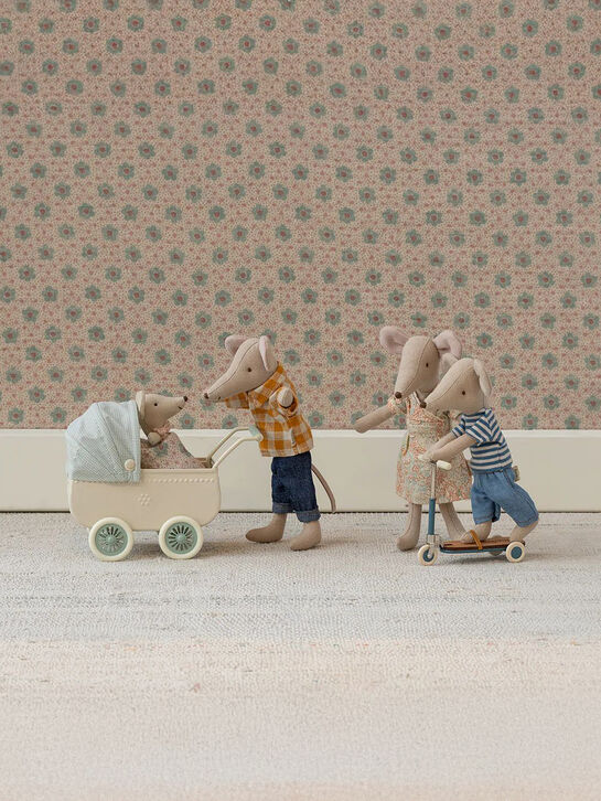 Коляска для мышонка, мятная Maileg , арт.  | Фото 2