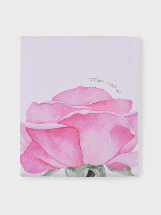 Плед с принтом &quot;цветок&quot; Monnalisa , арт.  | Фото 1