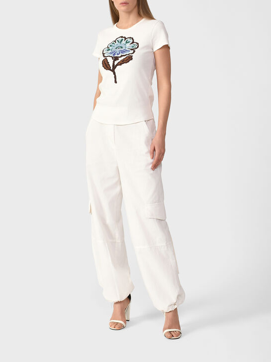 Футболка с принтом &quot;цветок&quot; Dorothee Schumacher , арт.  | Фото 3