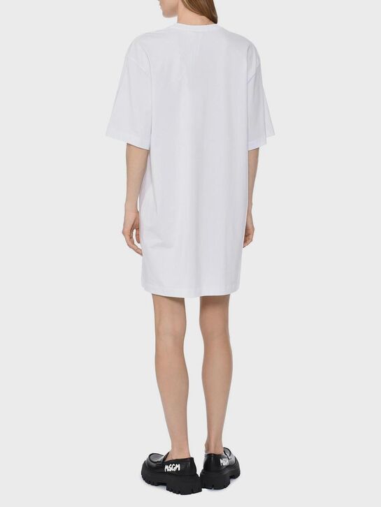 Платье-футболка, белое MSGM , арт.  | Фото 4