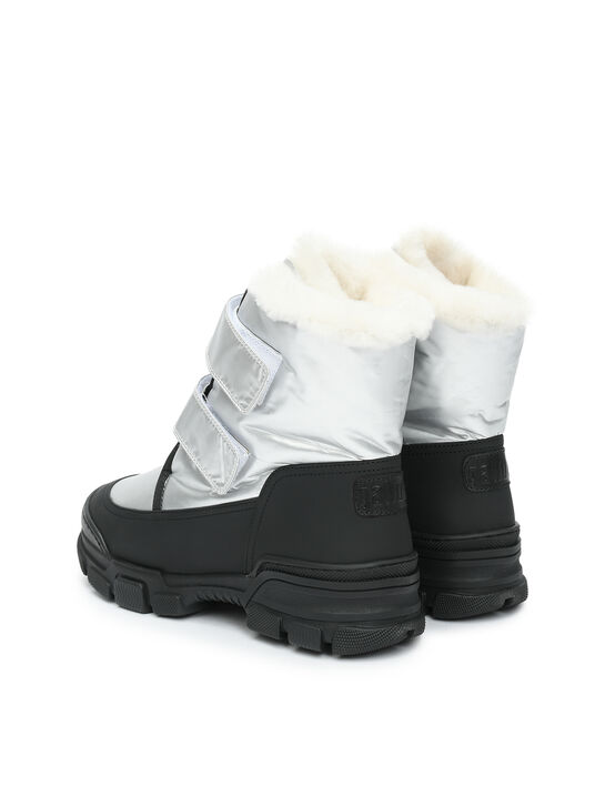 Кроссовки высокие с меховой подкладкой, серебристые Gallucci , арт.  | Фото 3