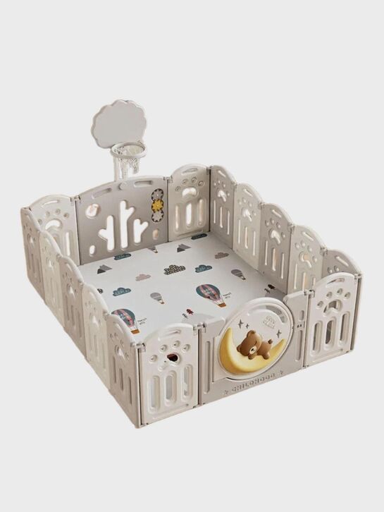 Манеж Kids DeLuxe Grey 150x180 см UNIX Kids , арт.  | Фото 1