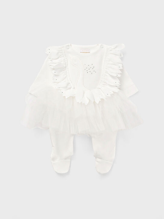 Комбинезон с декором &quot;Лебедь&quot; Jan&Sofie , арт.  | Фото 1