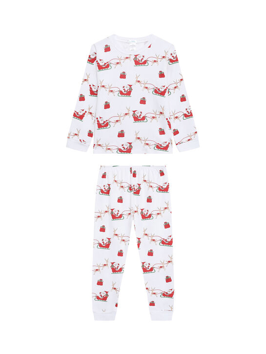 Пижама, принт санта на оленях Lyda Baby , арт.  | Фото 1