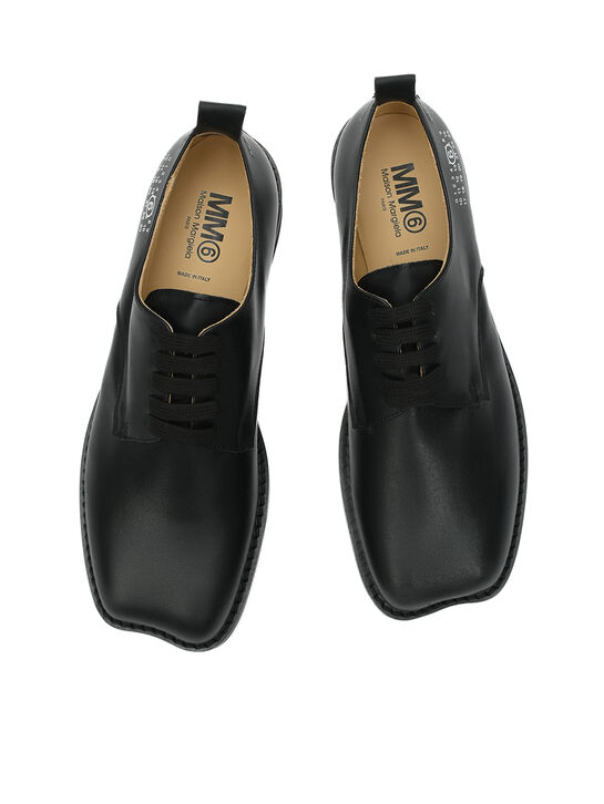 Ботинки с логотипом, черные MM6 , арт.  | Фото 5