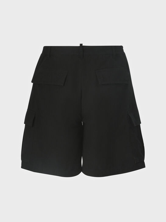 Бермуды с карманами-карго, черные Dsquared2 , арт.  | Фото 2