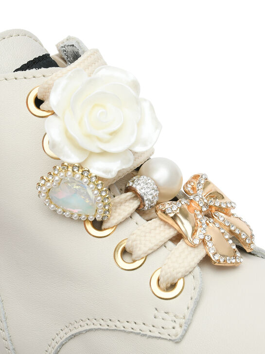 Ботинки с розой и бантом Monnalisa , арт.  | Фото 5