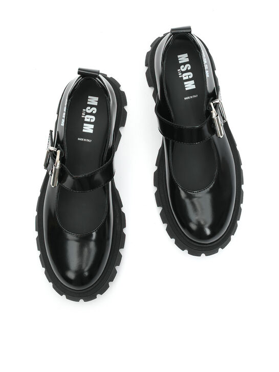 Туфли с пряжкой, черные MSGM , арт.  | Фото 5