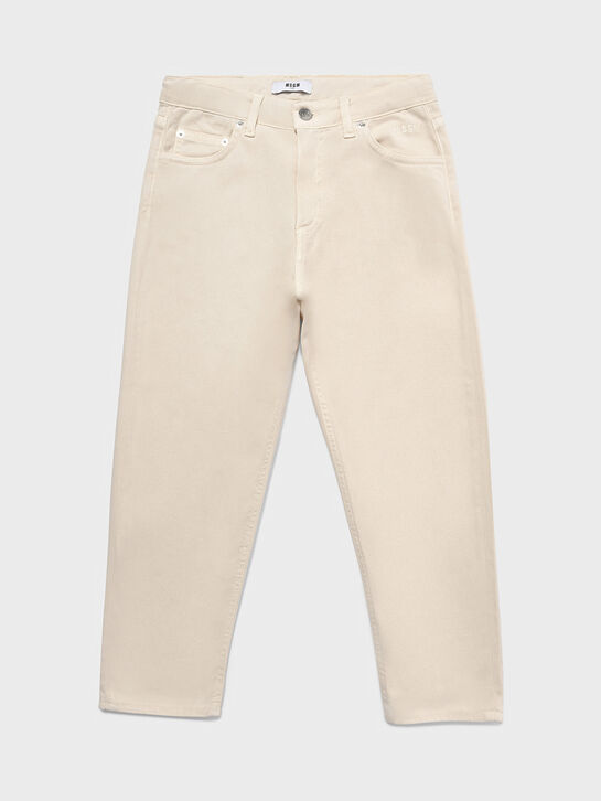 Зауженные джинсы, кремовые MSGM , арт.  | Фото 1