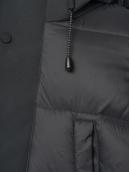 Куртка-парка с накладными карманами, черная Freedomday , арт.  | Фото 3