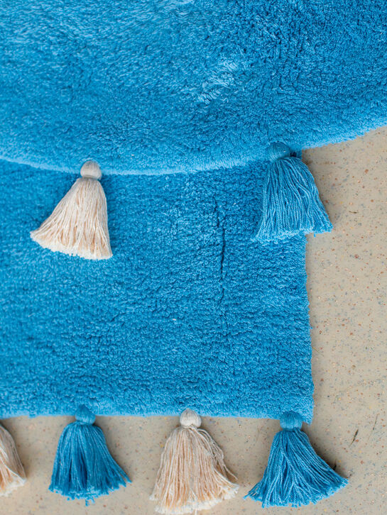 Хлопковый ковер Colorful Blue d140 Lillaland , арт.  | Фото 7