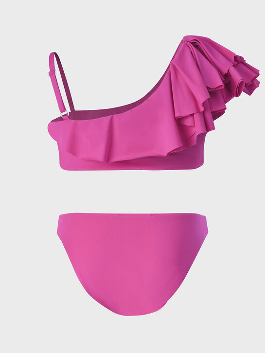 Купальник раздельный с воланом, фуксия Monnalisa , арт.  | Фото 2