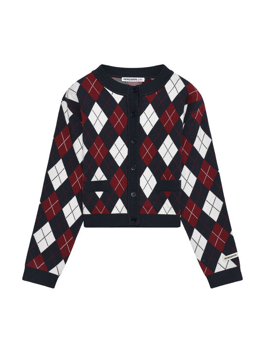 Кардиган с принтом &quot;ромбы&quot; Patrizia Pepe , арт.  | Фото 1