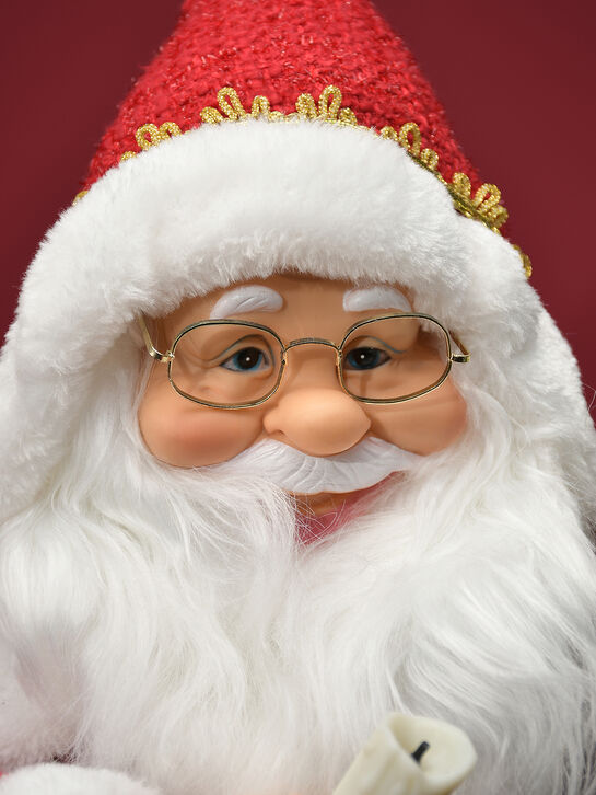 Новогодний сувенир Санта с подарками на крыше, LED, 52x52x61 см Timstor , арт.  | Фото 4