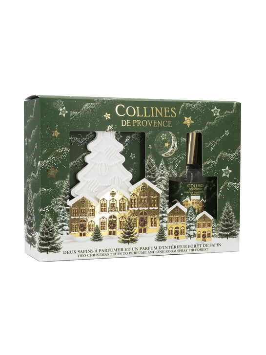 Набор подарочный набор Fir forest спрей 50 мл и две керамические игрушки COLLINES DE PROVENCE , арт.  | Фото 1