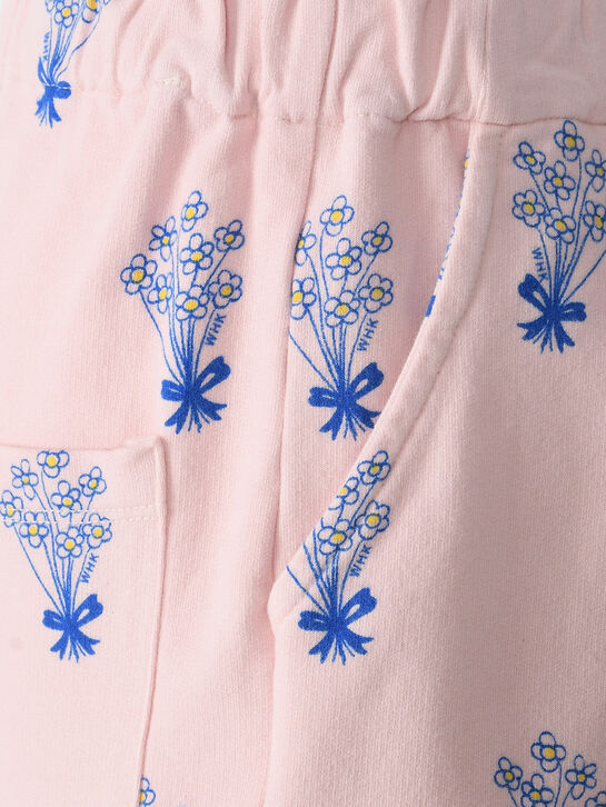 Шорты с принтом &quot;букеты&quot;, розовые Weekend house kids , арт.  | Фото 4