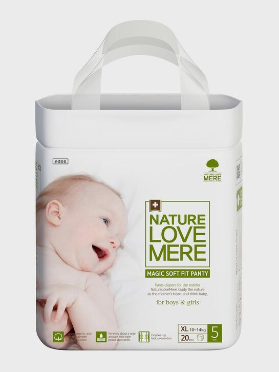 Подгузники-трусики супер мягкие MAGIC Soft XL 10-14 кг, 20 шт NATURE LOVE MERE , арт.  | Фото 3