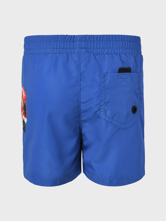 Шорты для купания с принтом &quot;пожарная машина&quot; Diesel , арт.  | Фото 2