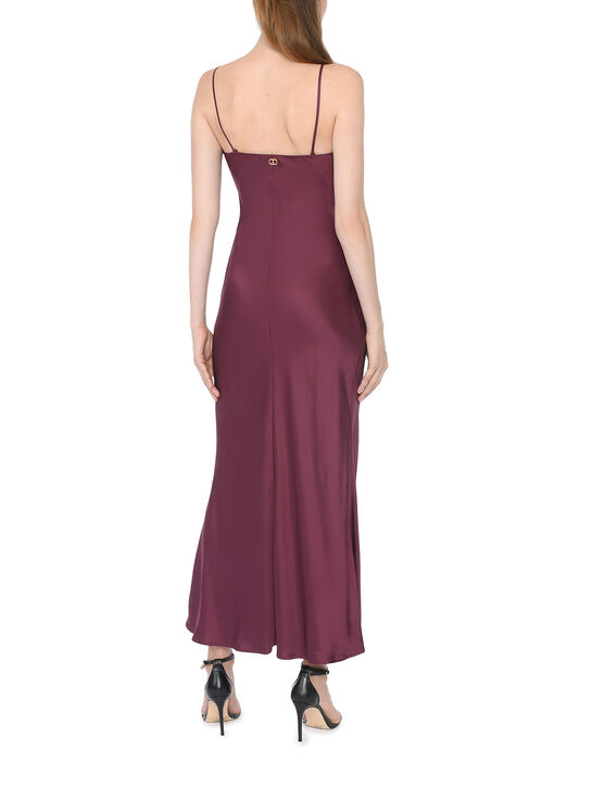 Платье-комбинация, бордовое TWINSET , арт.  | Фото 5