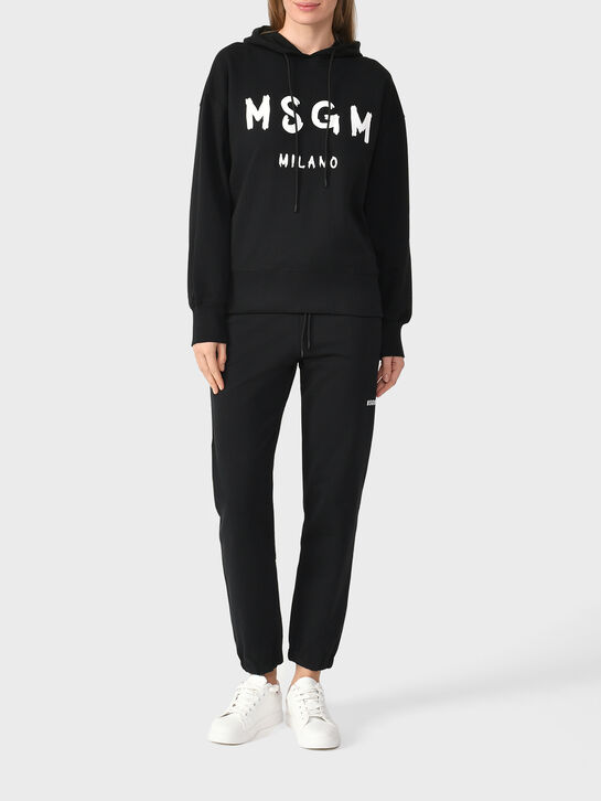 Базовая толстовка-худи, черная MSGM , арт.  | Фото 4